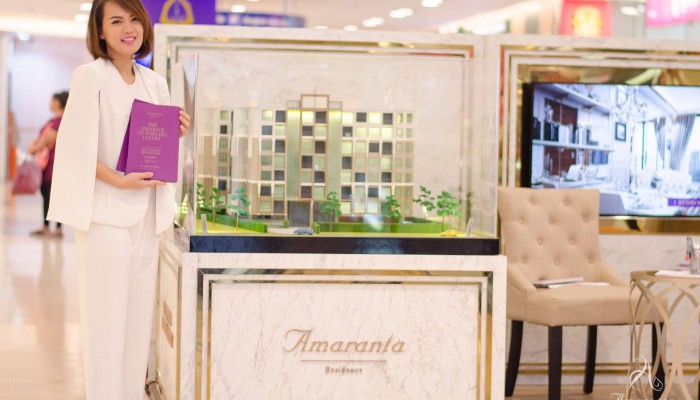 Amaranta Residence booth at Central Plaza Rama9